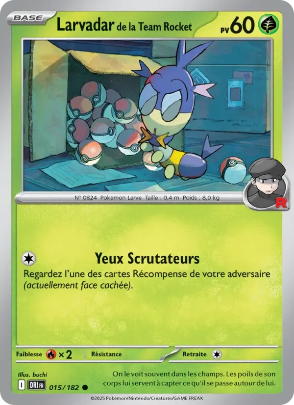 [015/182] Larvadar de la Team Rocket 015/182
