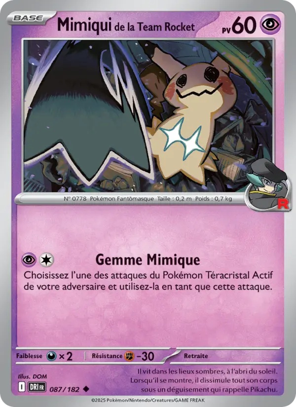 [087/182] Mimiqui de la Team Rocket 087/182