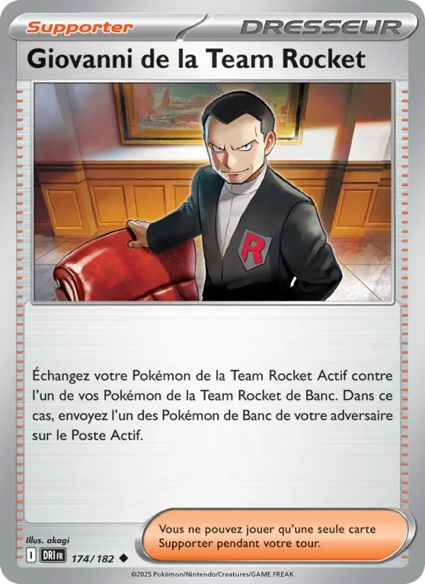 [174/182] Giovanni de la Team Rocket 174/182