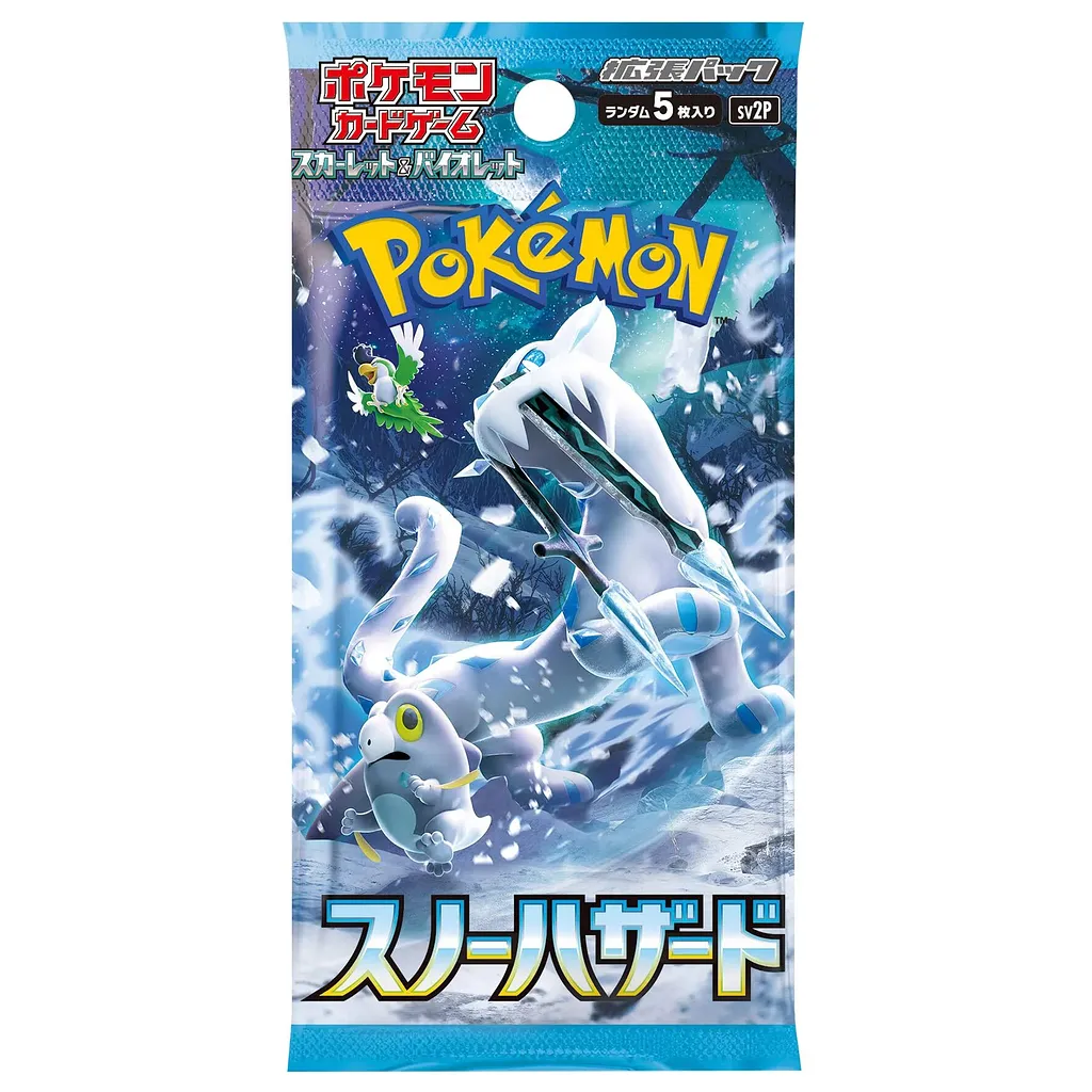 Pokemon Ecarlate Et Violet : Booster Snow Hazard (évolution A Paldea) Japonais