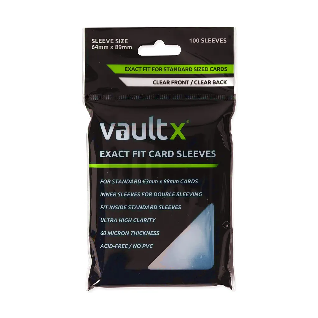 Exact Fit Card Sleeves - VAULT X