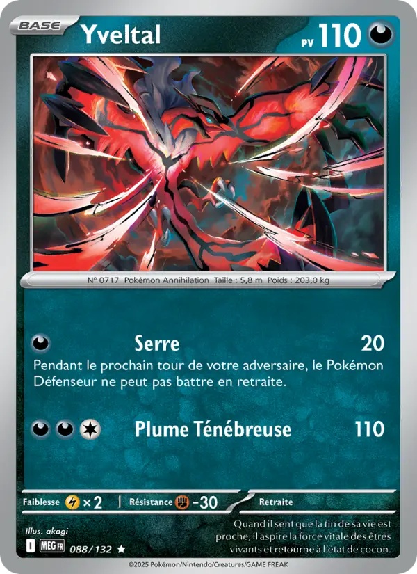 [088/132] Yveltal 088/132 Reverse