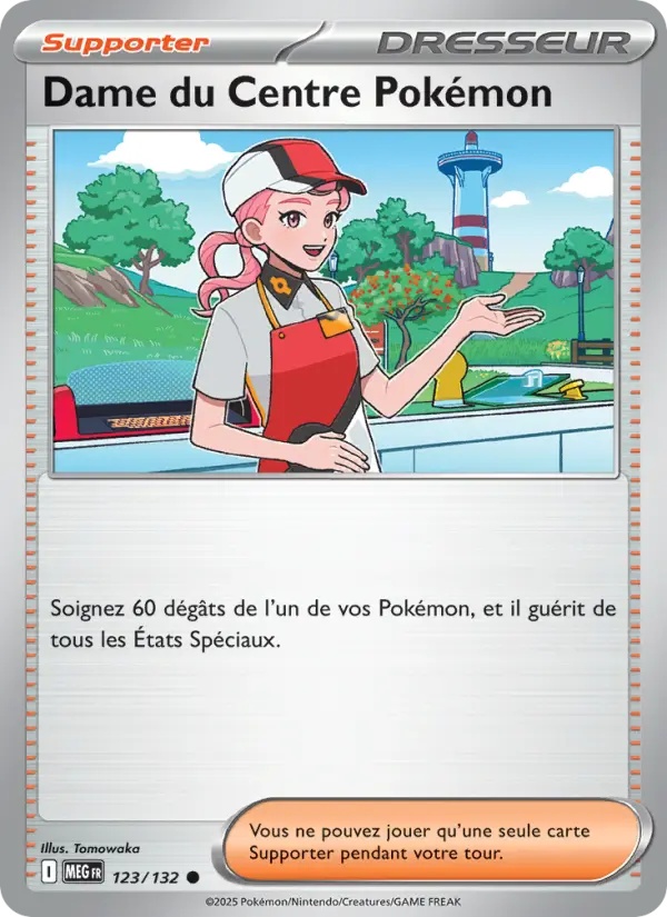 [123/132] Dame du Centre Pokémon 123/132