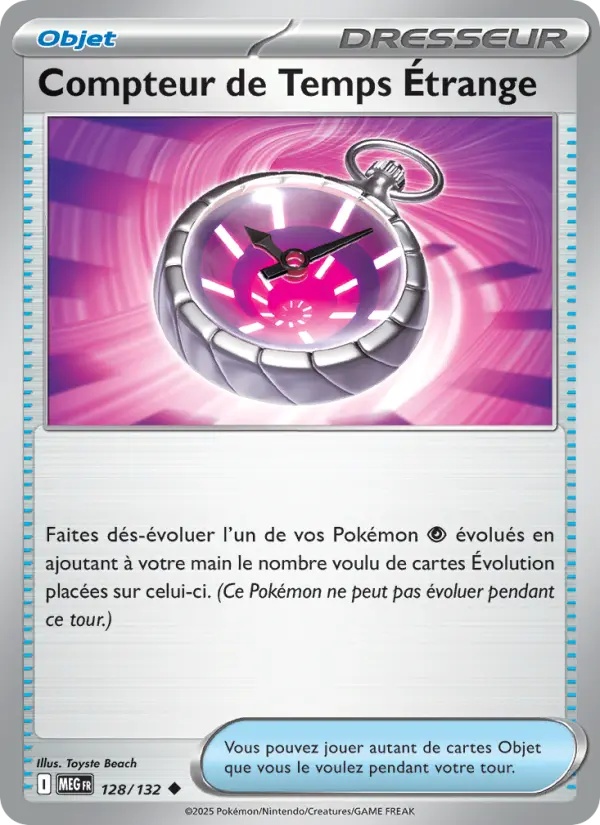 [128/132] Compteur de Temps Étrange 128/132 Reverse