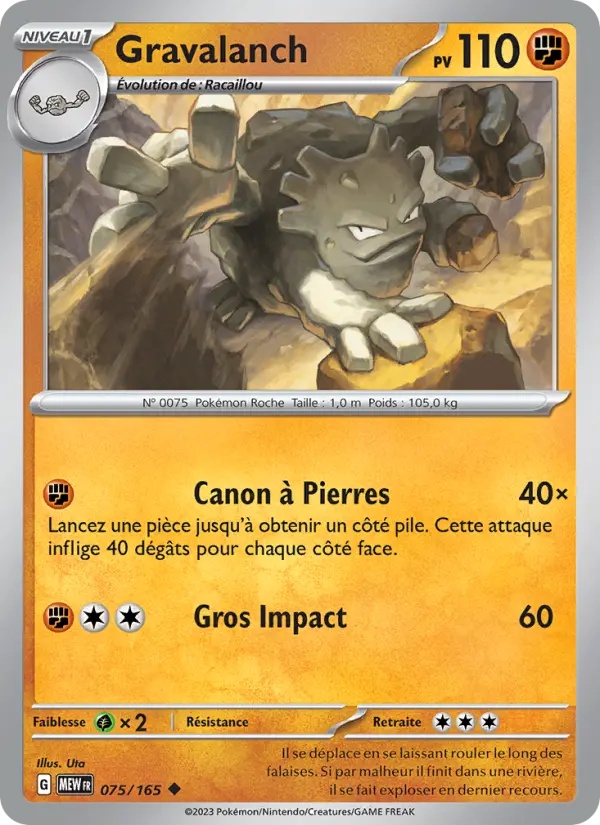 [075/165] Gravalanch 075/165 Reverse