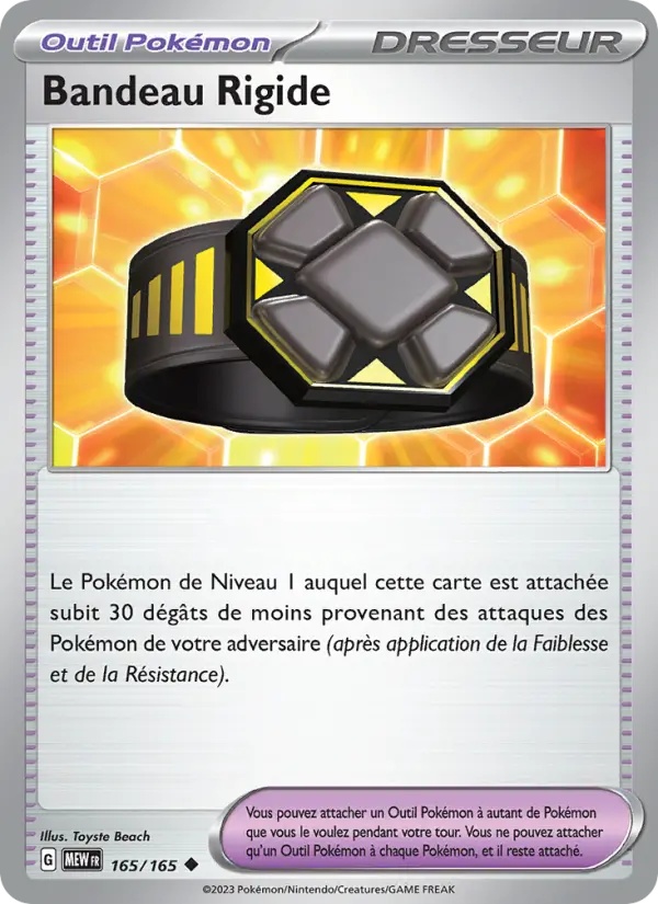 [165/165] Bandeau Rigide 165/165 Reverse