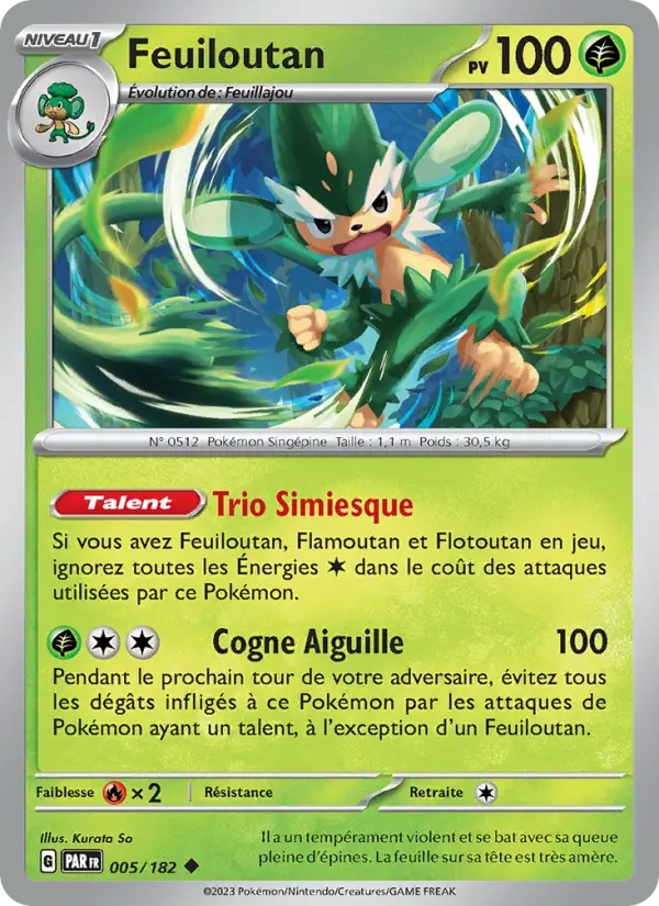 [005/182] Feuiloutan 005/182 Reverse