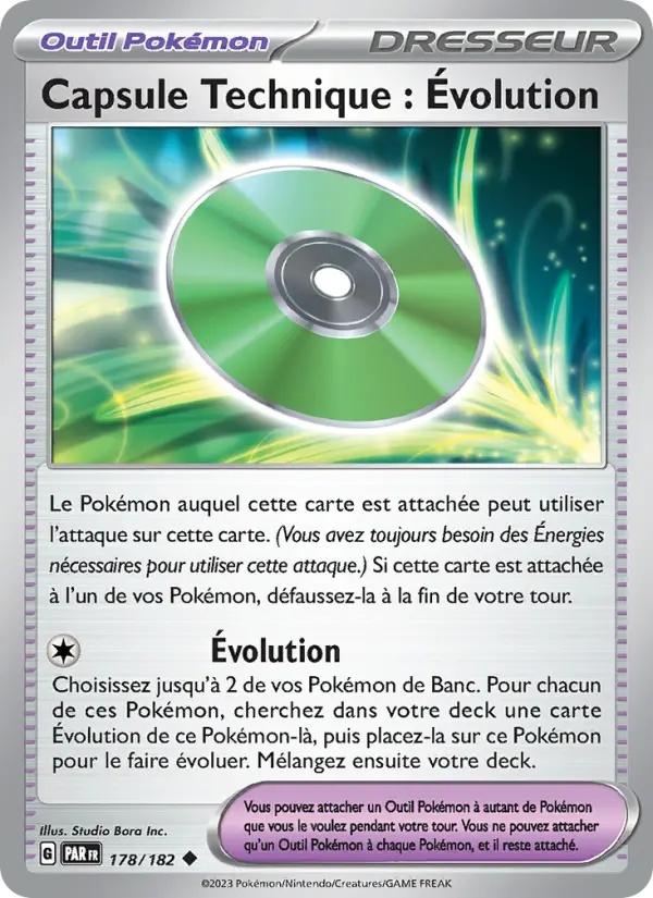 [178/182] Capsule Technique : Évolution 178/182 Reverse