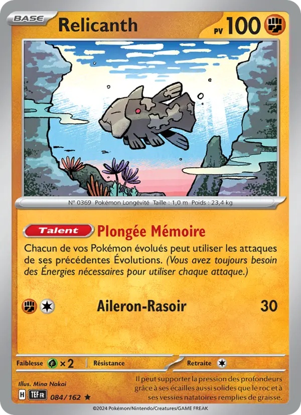 [084/162] Relicanth 084/162 Reverse