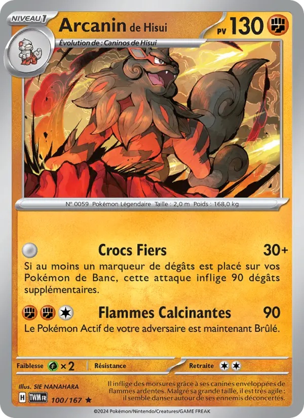[100/167] Arcanin de Hisui 100/167 Holo