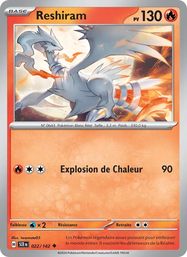 [022/142] Reshiram 022/142 Reverse