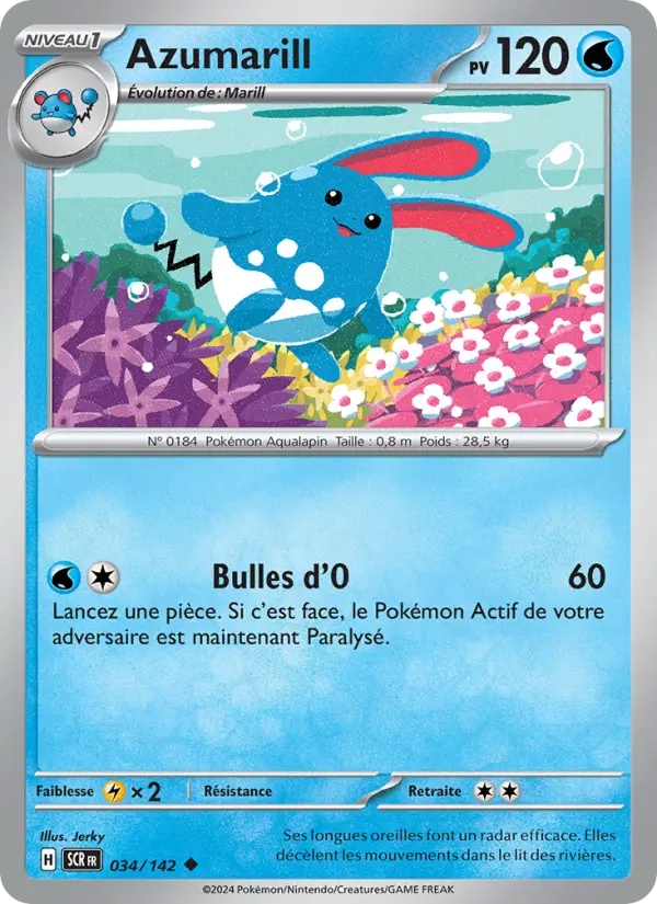 [034/142] Azumarill 034/142 Reverse