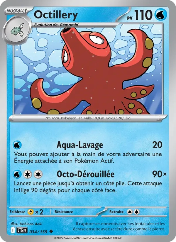 [034/159] Octillery 034/159 Reverse