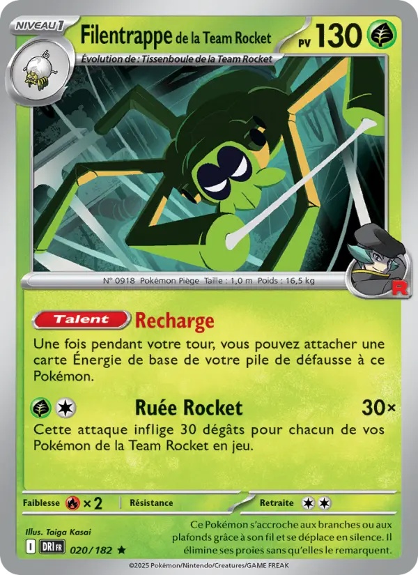 [020/182] Filentrappe de la Team Rocket 020/182 Reverse