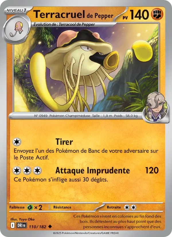 [110/182] Terracruel de Pepper 110/182 Reverse