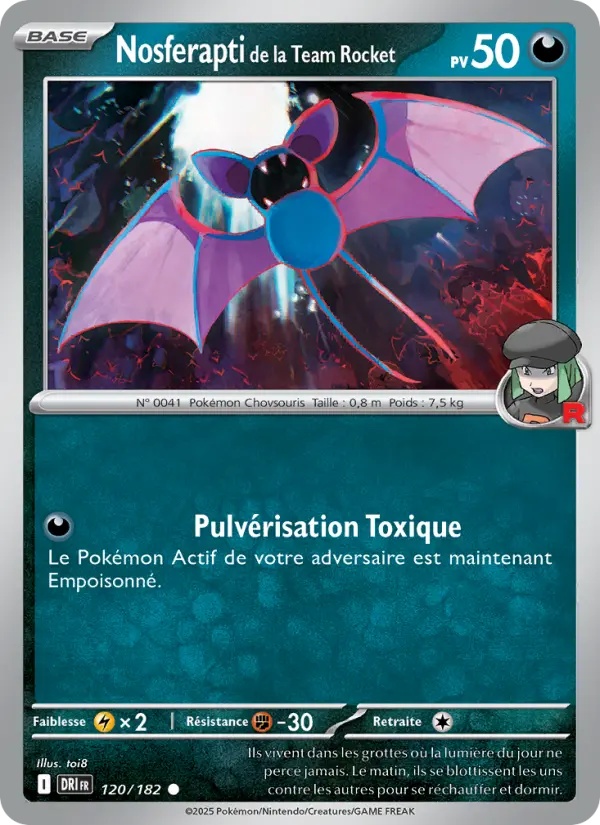 [120/182] Nosferapti de la Team Rocket 120/182 Reverse