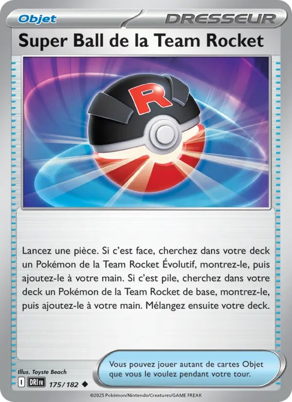 [175/182] Super Ball de la Team Rocket 175/182 Reverse