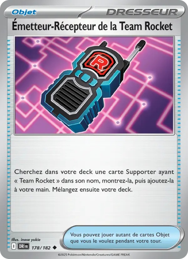 [178/182] Émetteur-Récepteur de la Team Rocket 178/182 Reverse