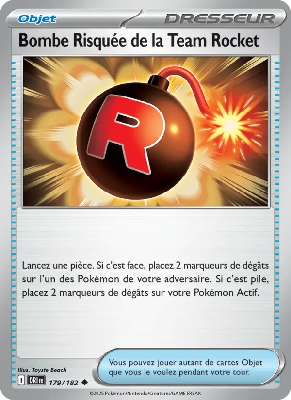 [179/182] Bombe Risquée de la Team Rocket 179/182 Reverse