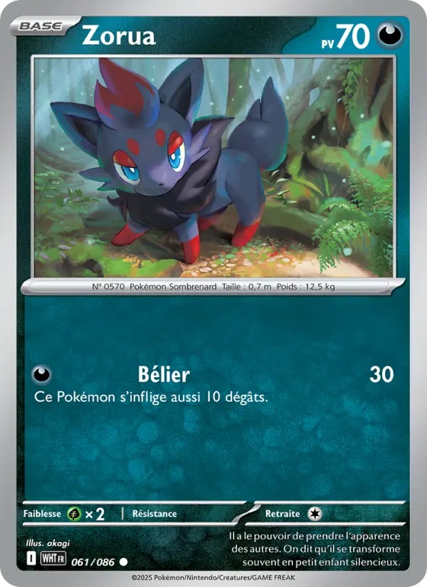 [061/86] Zorua 061/86 Reverse