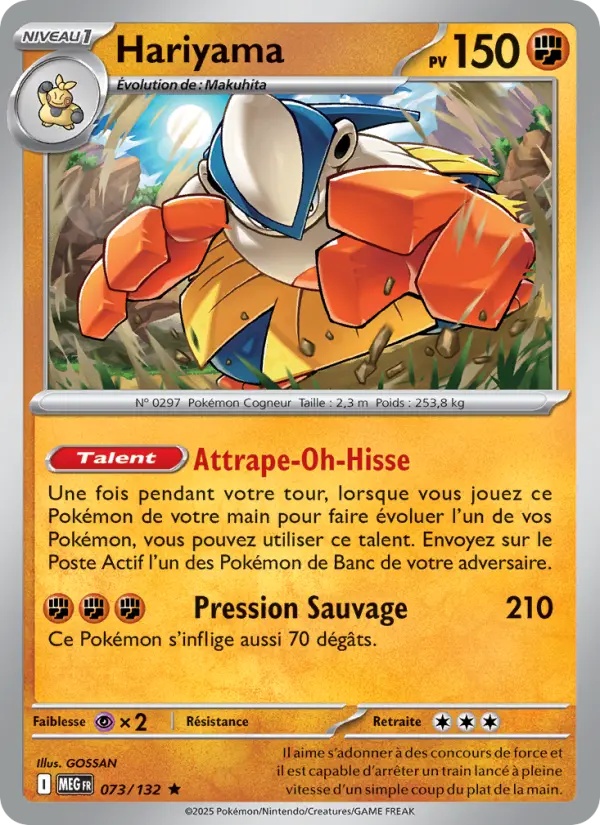 [073/132] Hariyama 073/132 Holo