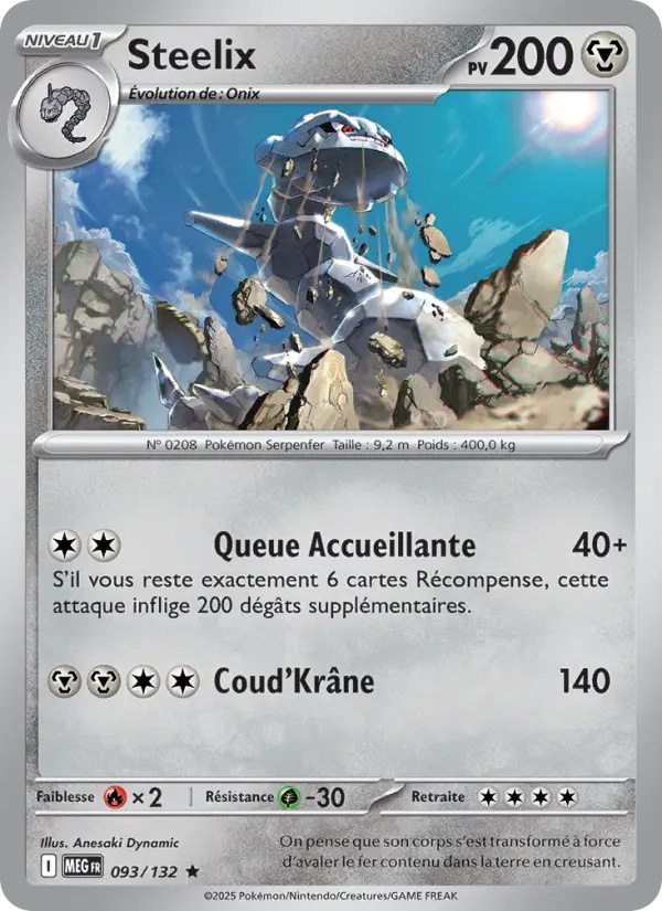 [093/132] Steelix 093/132 Holo