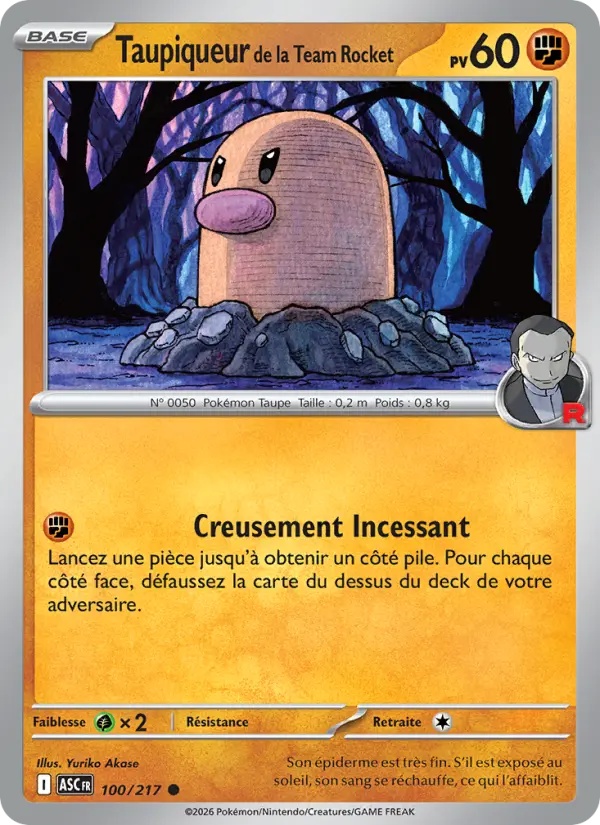 [100/217] Taupiqueur de la Team Rocket 100/217