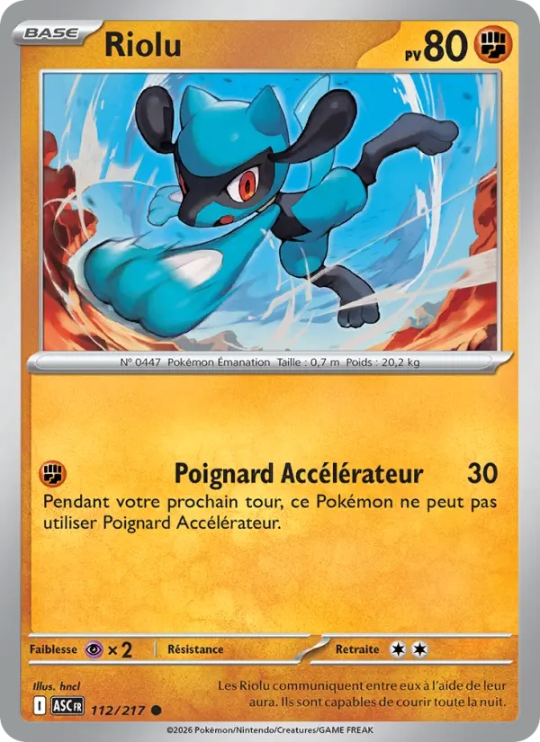 [112/217] Riolu 112/217