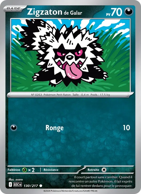 [130/217] Zigzaton de Galar 130/217