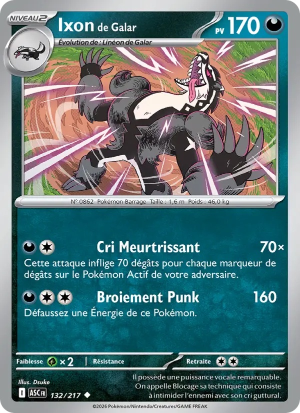 [132/217] Ixon de Galar 132/217 Reverse