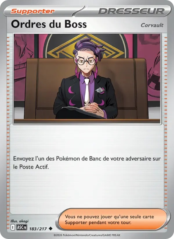 [183/217] Ordres du Boss 183/217