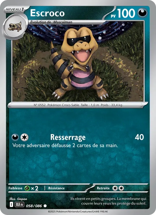 Escroco 058/86