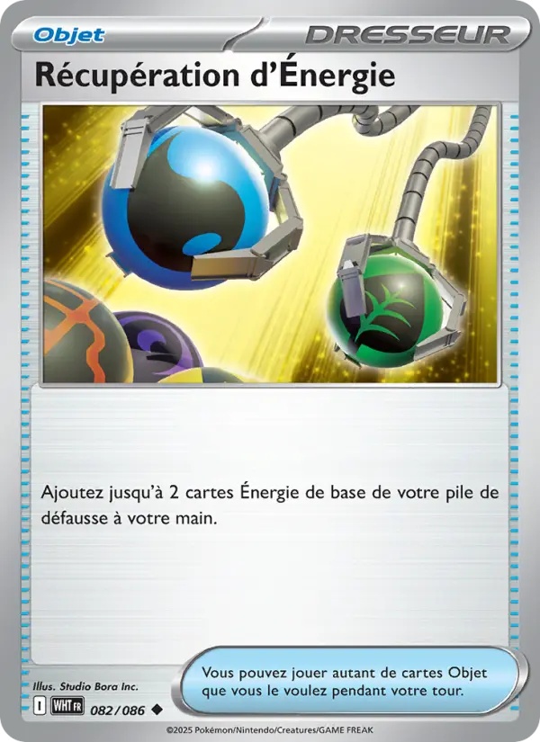 Récupération d'Énergie 082/86
