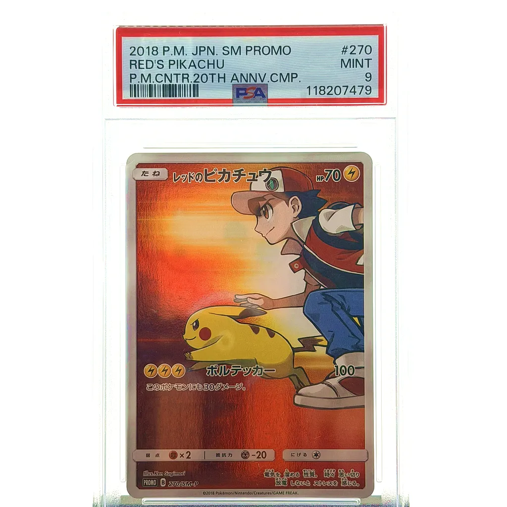 Red's Pikachu PSA 9