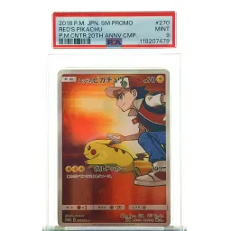 Red's Pikachu PSA 9