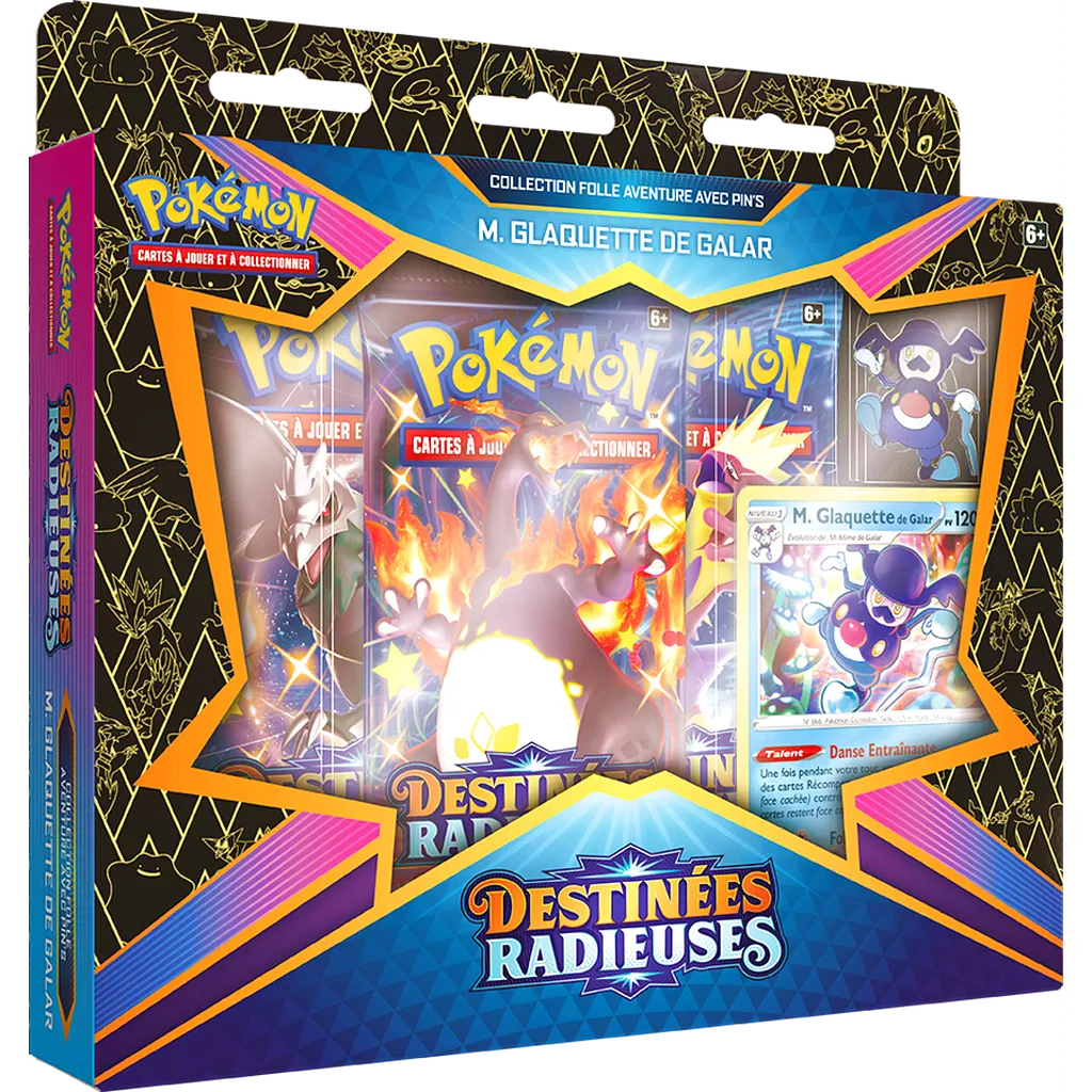 Coffret Collection avec Pin's Folle Aventure : M. Glaquette de Galar