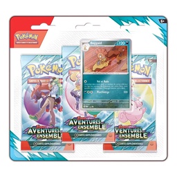 Tripack Pokémon EV9 : Aventures Ensembles (Modèle Aléatoire)