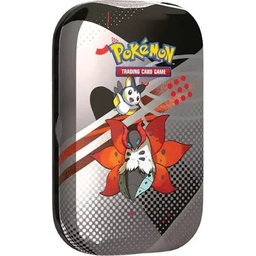 Mini-Tin Foudre Noire & Flamme Blanche - Volcarona (Pyrax) et Emolga (Emolga)