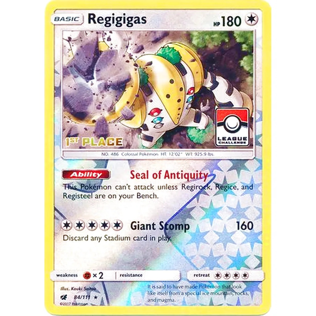 Regigigas - 1ère place - League Pokemon