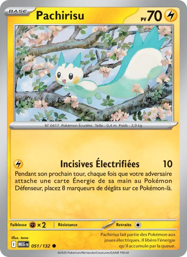 Pachirisu 051/132 Reverse