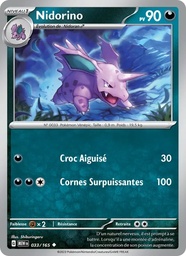 Nidorino 033/165 Reverse