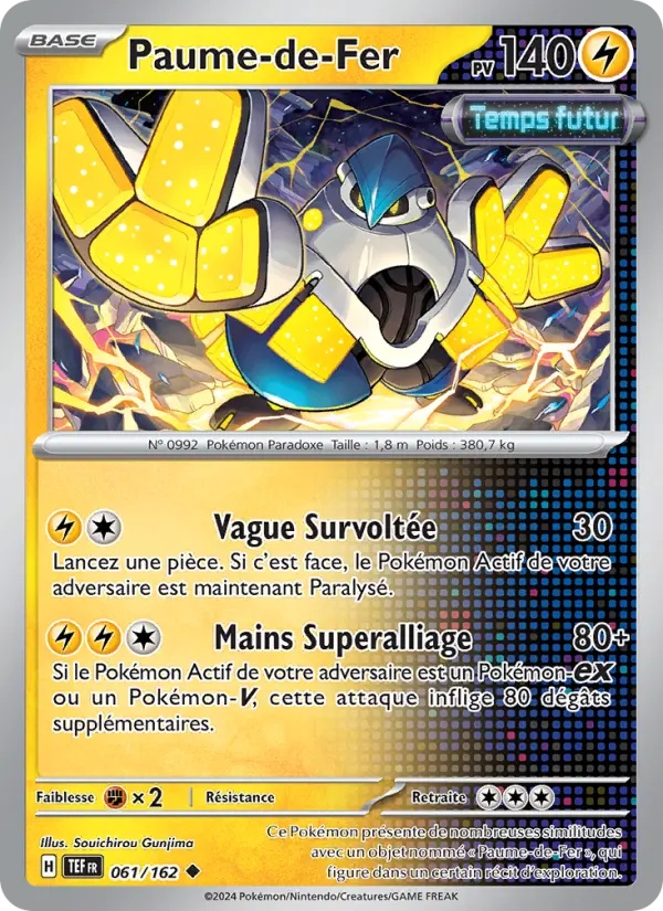Paume-de-Fer 061/162 Reverse