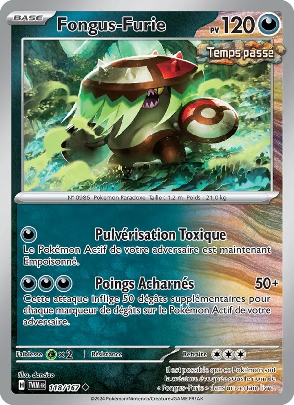 Fongus-Furie 118/167 Reverse