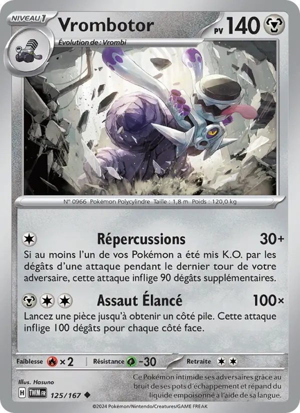 Vrombotor 125/167 Reverse