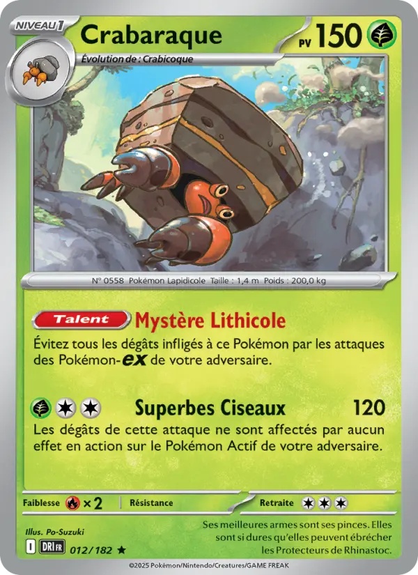 Crabaraque 012/182 Holo