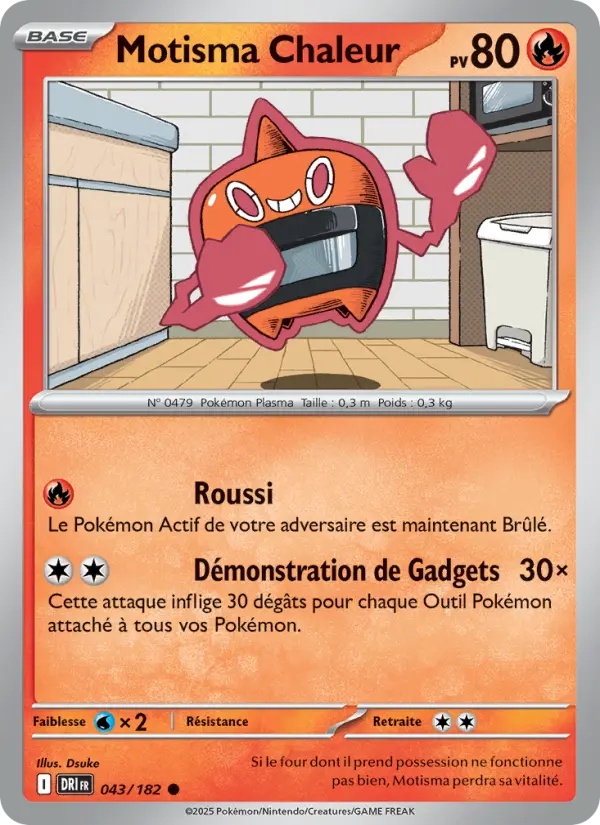 Motisma Chaleur 043/182 Reverse
