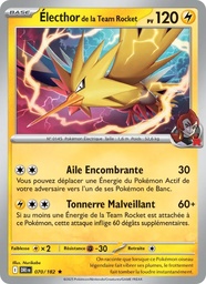 Électhor de la Team Rocket 070/182 Holo