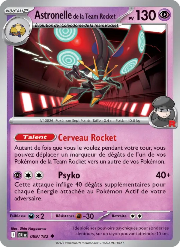 Astronelle de la Team Rocket 089/182 Reverse