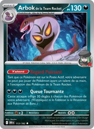 Arbok de la Team Rocket 113/182 Reverse