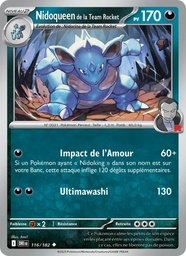 Nidoqueen de la Team Rocket 116/182 Reverse